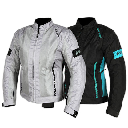 Shark Ladies Aired Jacket [Black/Teal - 12]