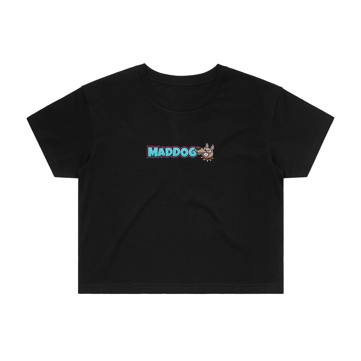 Archie "Maddog" Crop Top Black